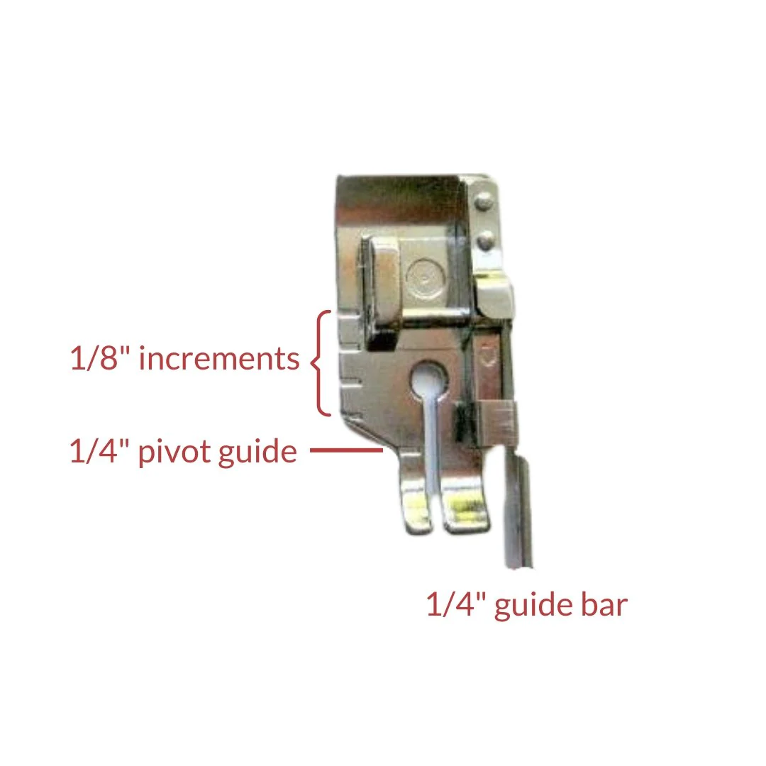 Quarter Inch Quilting Foot with Guide -  Accurate ¼” Seams - Image 6