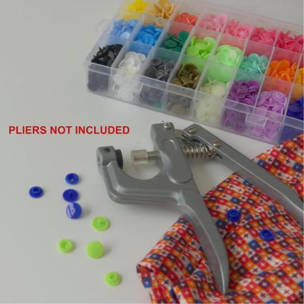 Plastic Snap Buttons - 360 Snaps/24 Colors For Making Fun Projects! - Image 3