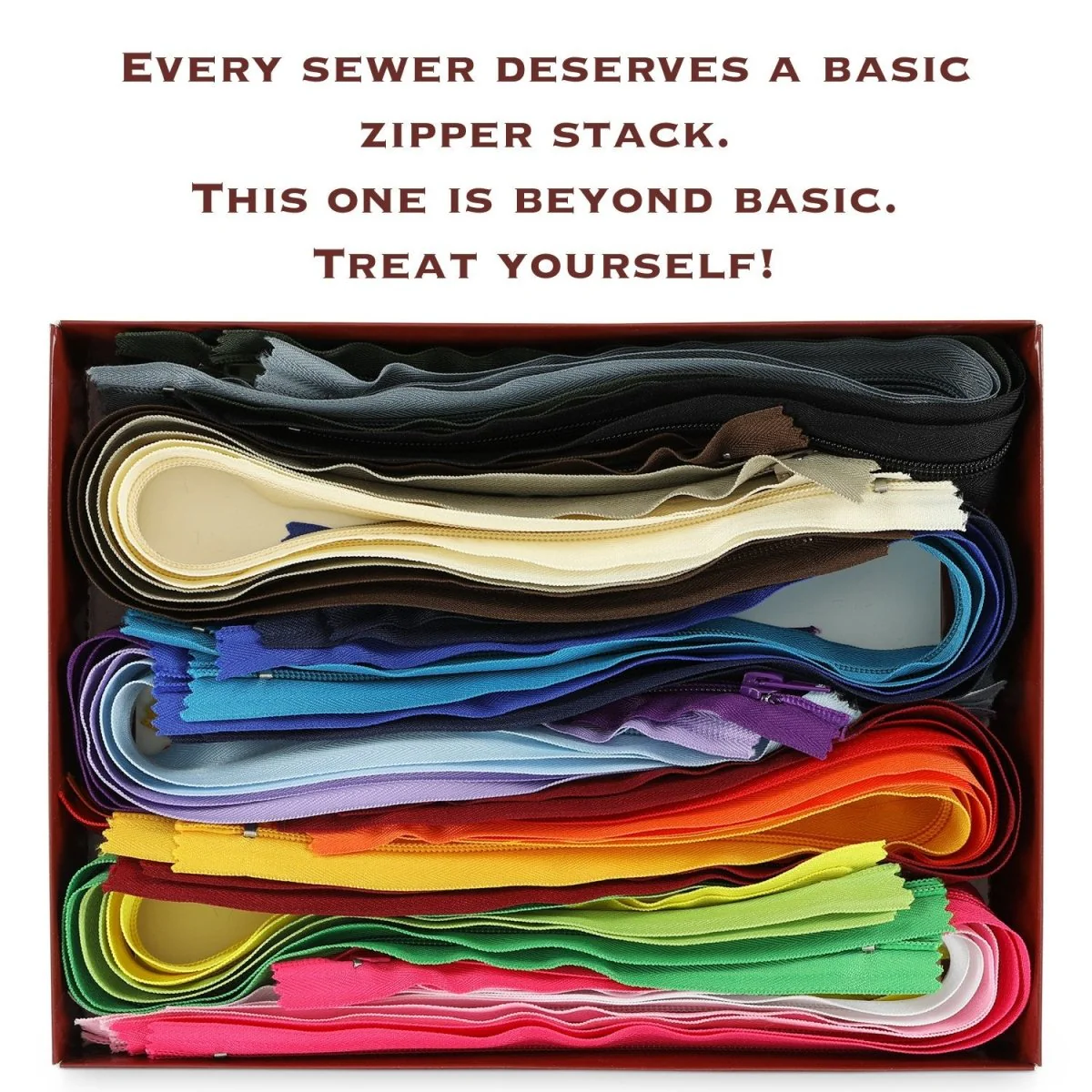 Zipper Set - 44 pcs/box - 22 colors - 2 sizes to choose from - Image 6