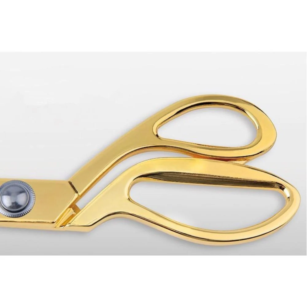 9.5" Gold Handled Stainless Steel Shears - Image 3