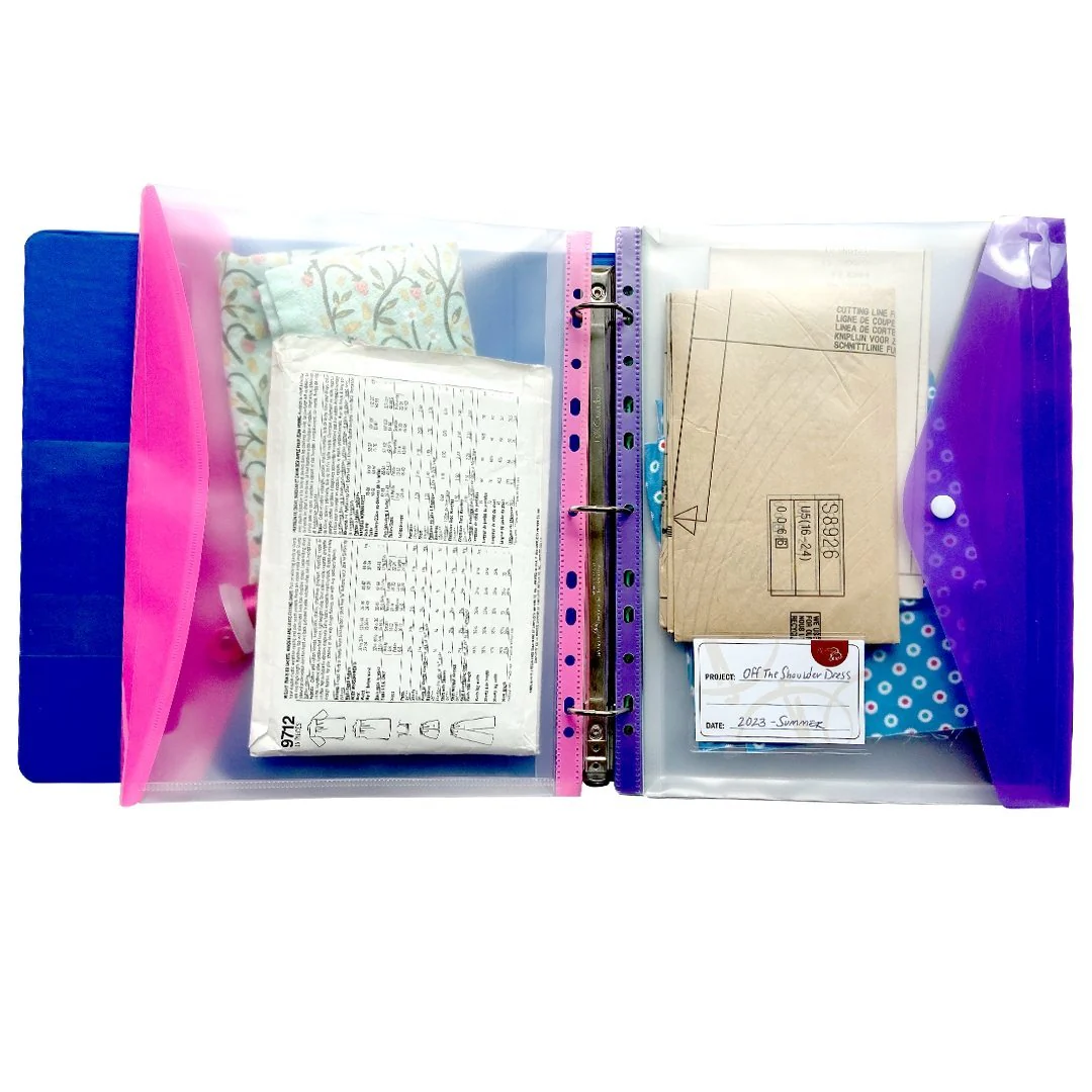 Binder Pocket 6-Pack - Organize your sewing projects easily! - Image 6