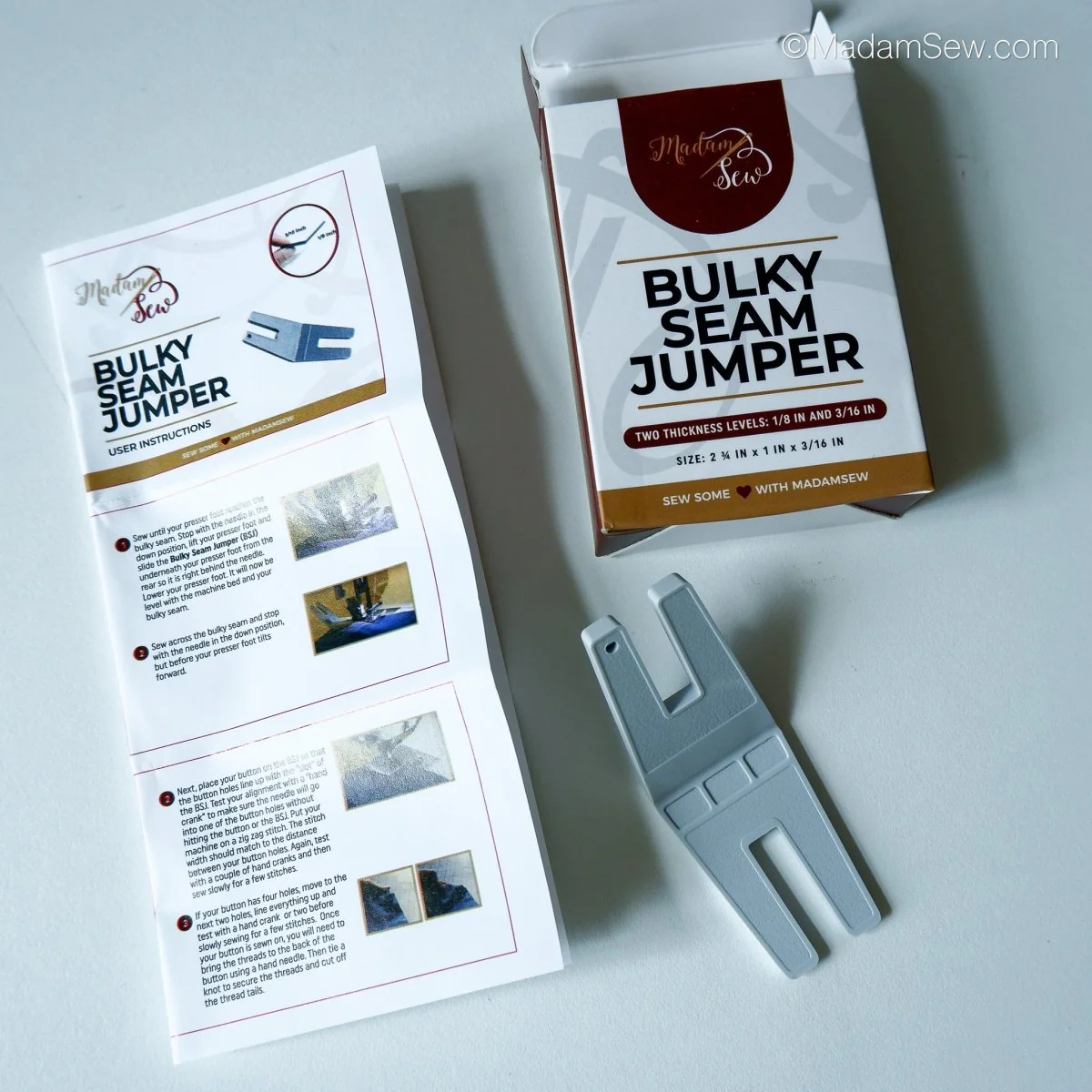 Bulky Seam Jumper - Get Consistent Stitches When Sewing Over Seams & Bumps - Image 10