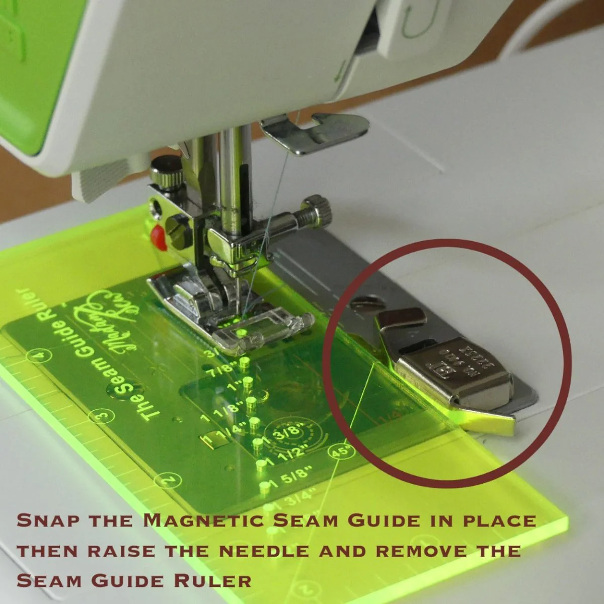 Seam Guide Ruler + FREE Magnetic Seam Guide - Bundle 2 Items - Image 4