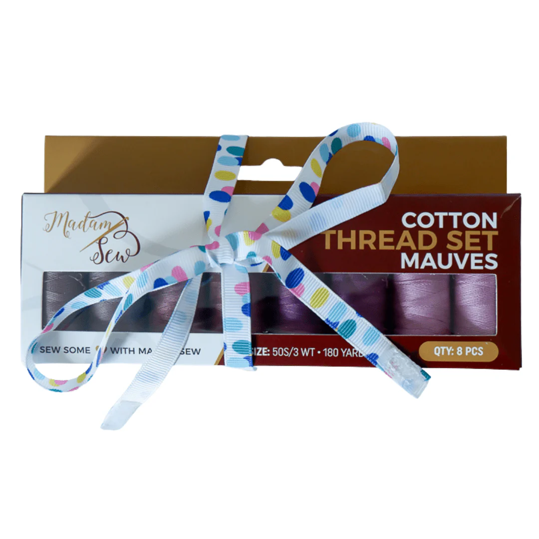 Cotton Thread Set - Mauves! For Quilting and Sewing - 8 Spools, 4 Colors, 180 Yards Each - Image 6