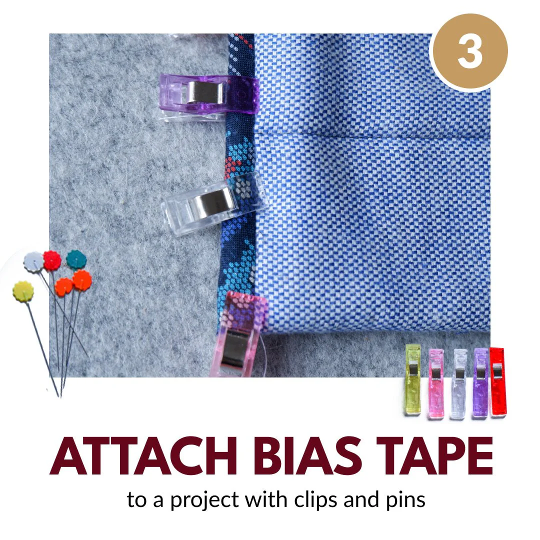 Deluxe Bias Tape Maker Set - 30pcs for making, using & storing bias tape or binding! - Image 7