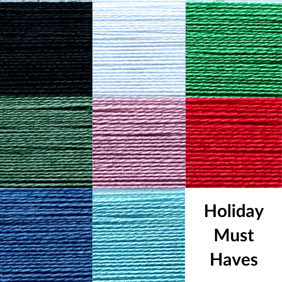 Holiday Must Haves - Cotton Thread Set - For Quilting and Sewing! - 8 Spools, 180 Yards Each - Image 3