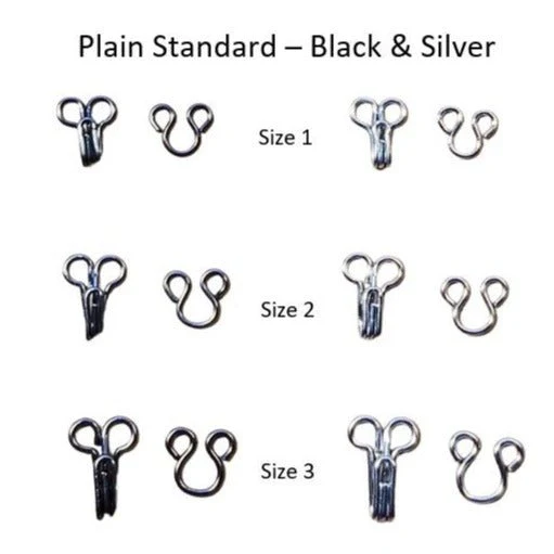 Hook & Eye Closure Set - 150 Pair/Sets - Image 4