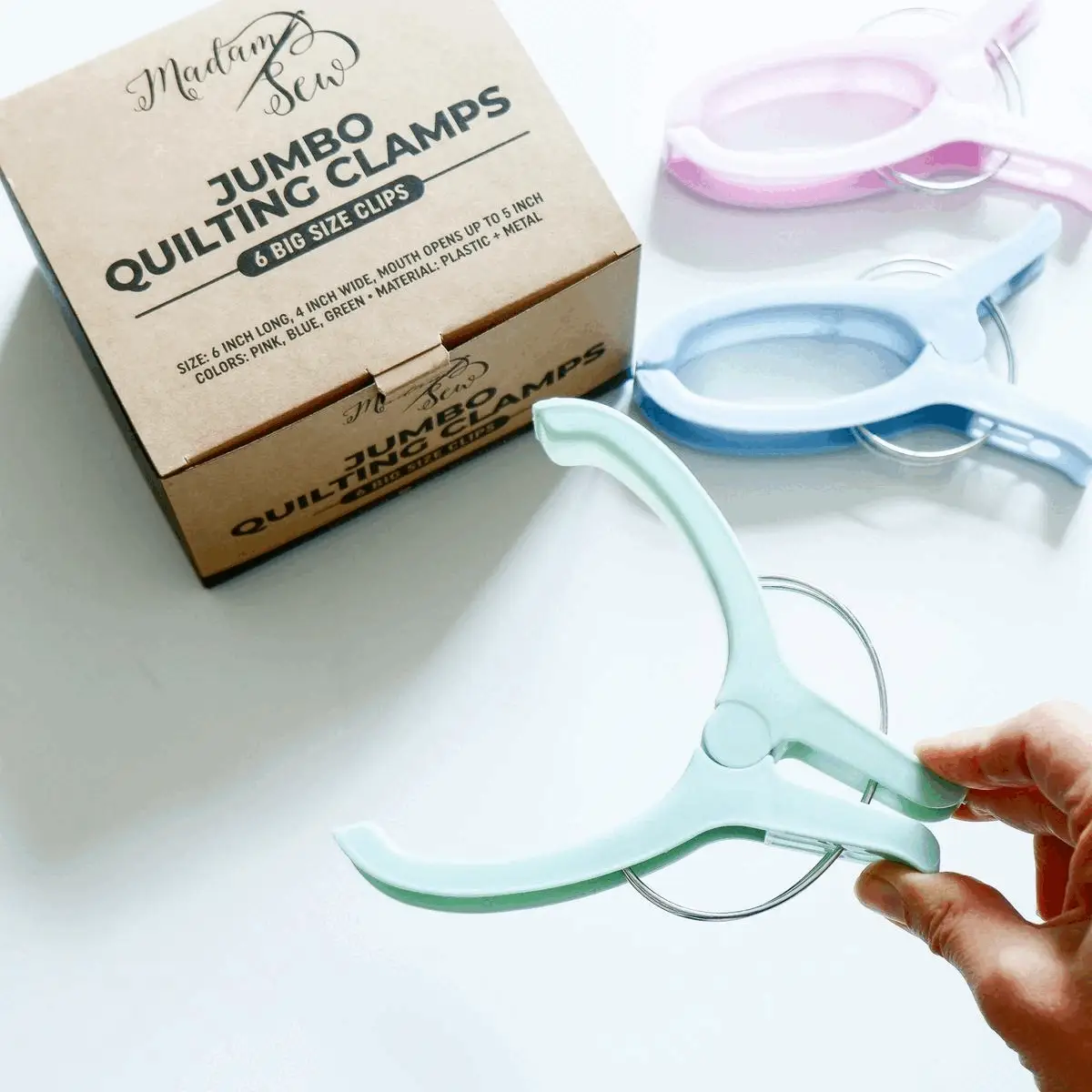 Extra Large Jumbo Quilting Clamps - 6 pack - Image 6