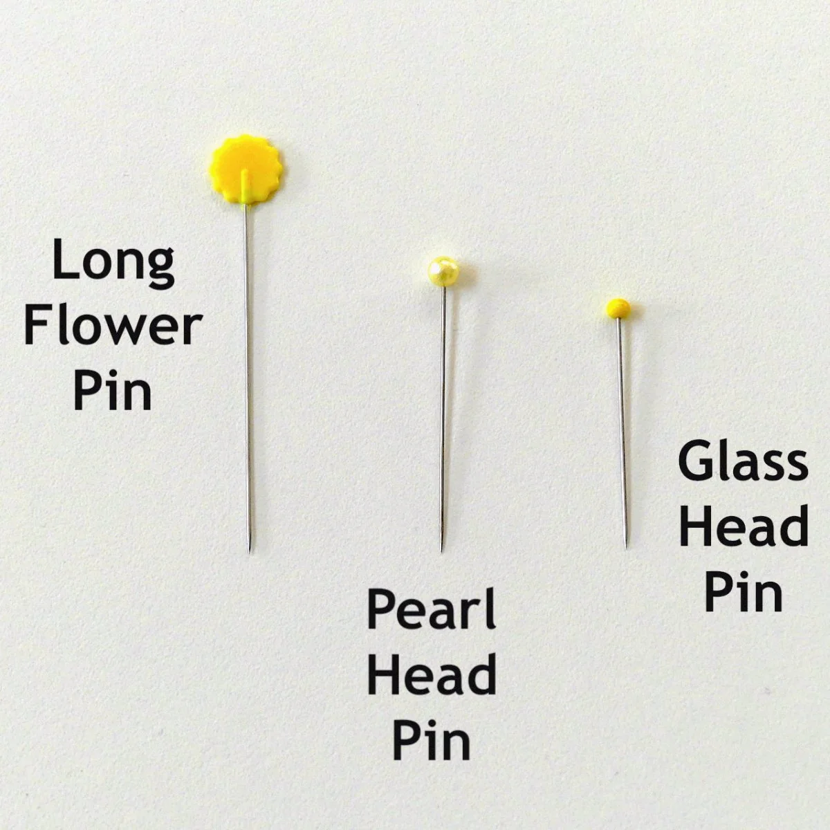 Long Flower Pins - 200 Pin Value Pack - 7 Bright Colors/Box - Image 6