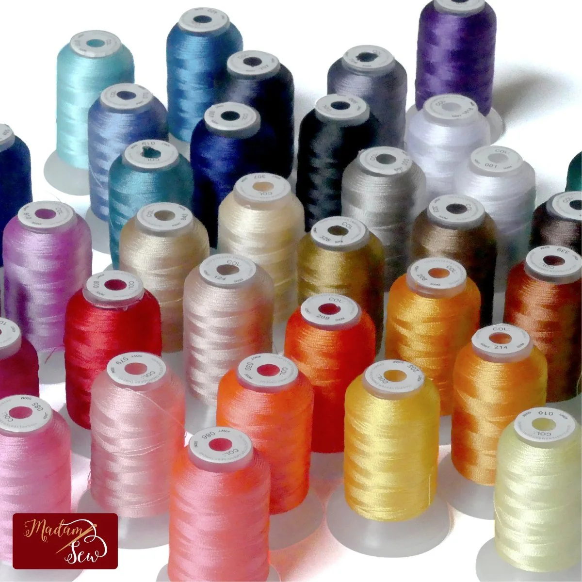 Machine Embroidery Thread - 40 spools of 500 yards - Image 2