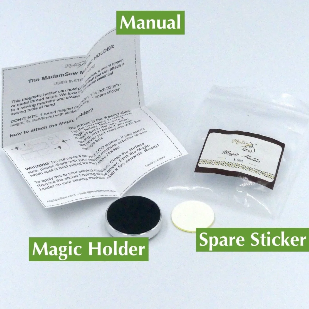 Sewing Machine Magnet for Pins - The Magic Holder - Image 5