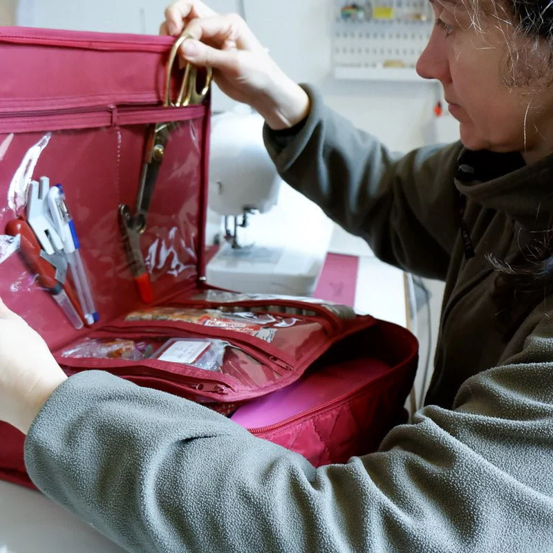 The Carry-All Sewing Organizer - Multi-pocket Binder Bag - Image 5