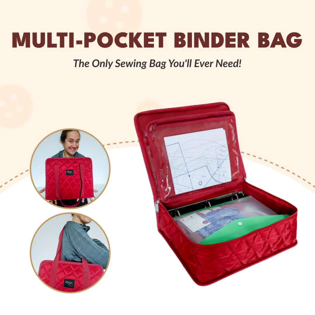 Multi-pocket Binder Bag + 6 Binder Pockets - Image 3