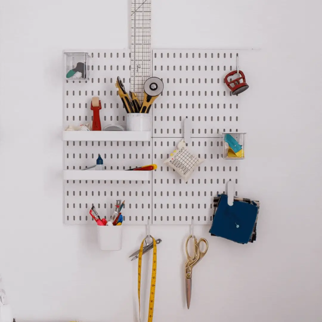Peg Board Starter Set - For Craft Room Organizing - Image 11