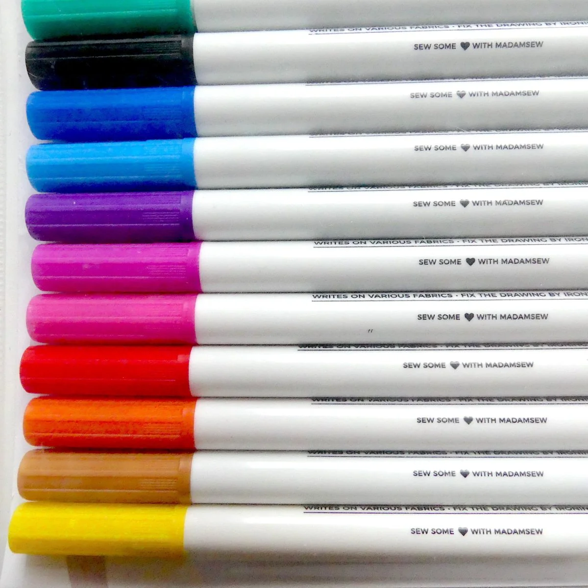 Permanent Fabric Markers - 12 colors in 1 set - Image 5