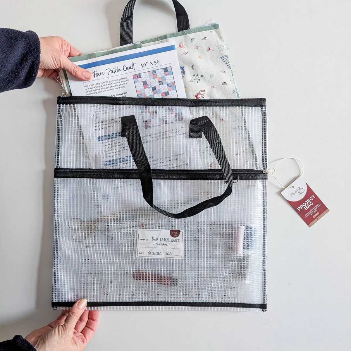 Project Bag - Store Everything for Your Project in One Place - Four colors to choose from! - Image 18