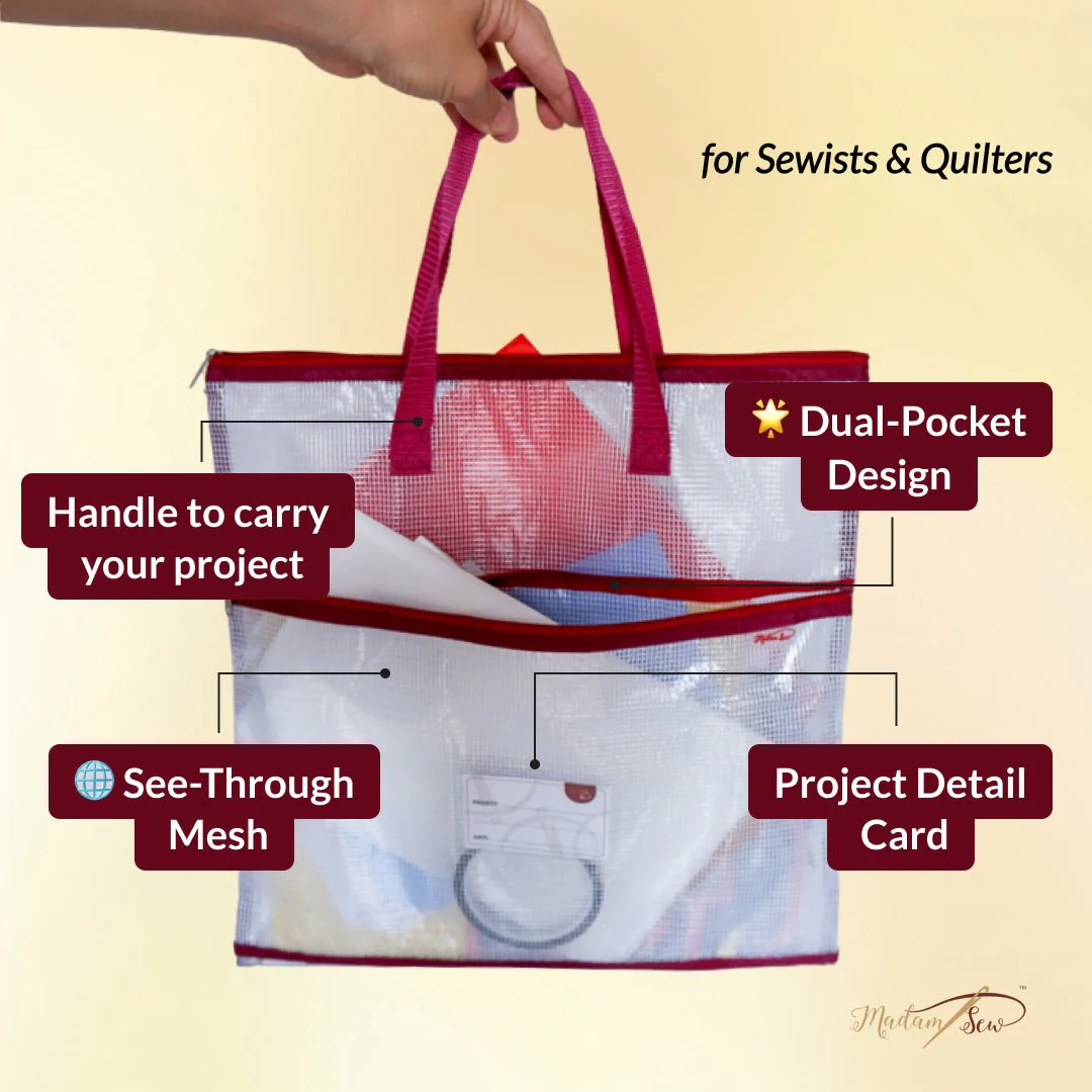 Project Bag - Store Everything for Your Project in One Place - Four colors to choose from! - Image 7