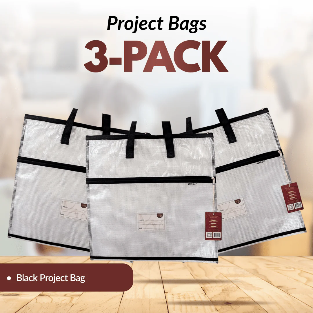 Project Bags - 3 Pack - All-in-Black