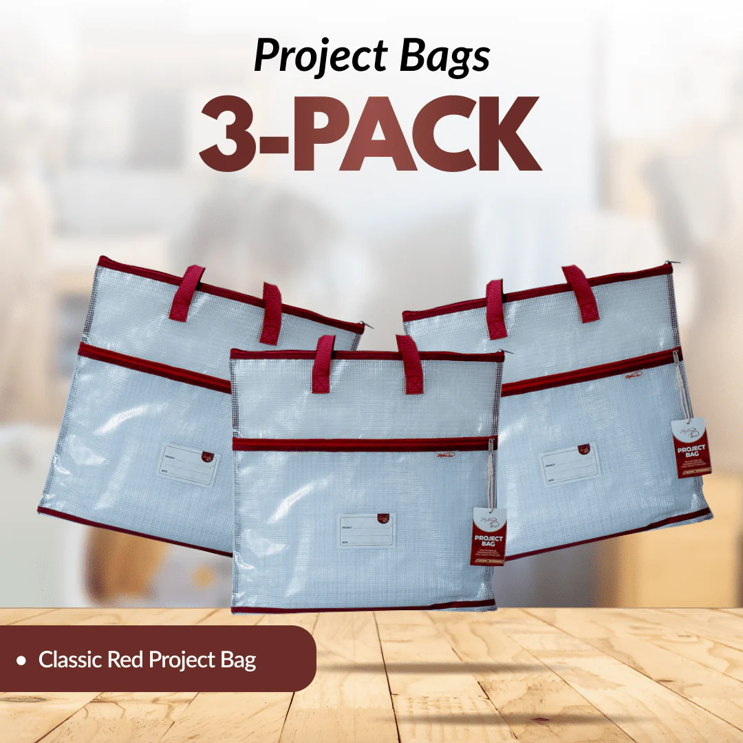 Project Bags - 3 Pack - All-in-Red