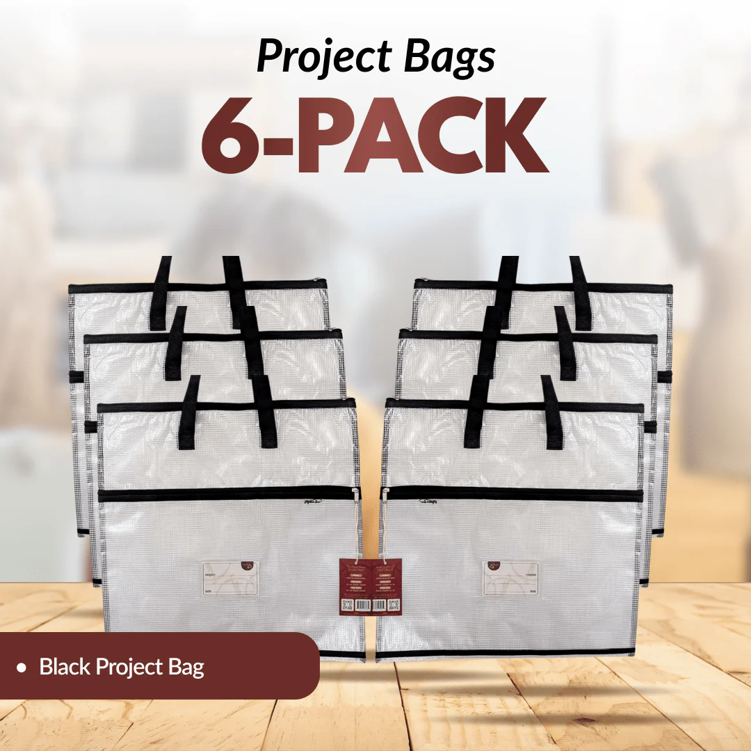 Project Bags - 6 Pack - All-in-Black