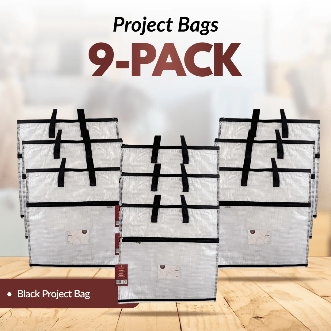 Project Bags - 9 Pack - All-in-Black