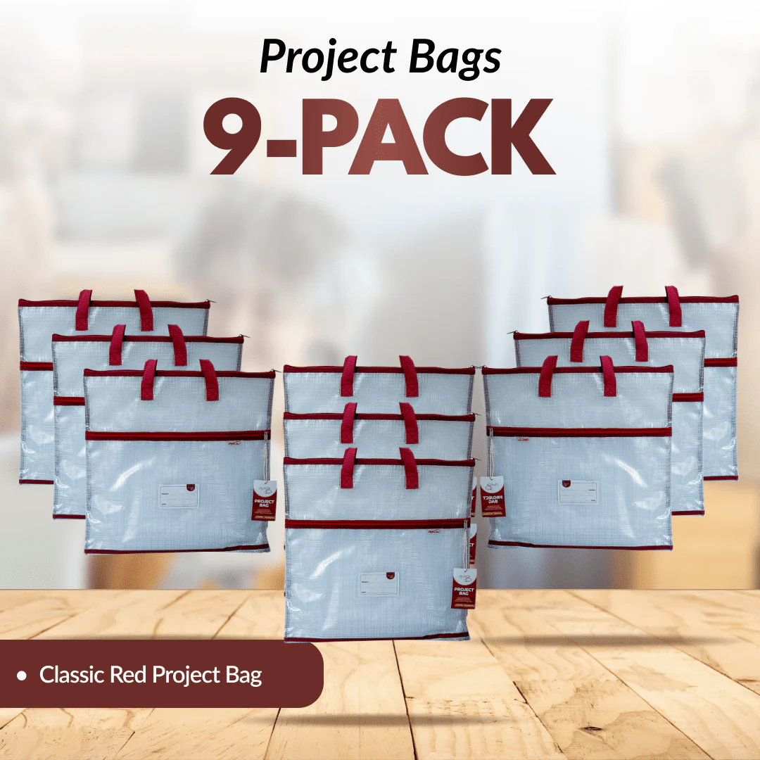 Project Bags - 9 Pack - All-in-Red