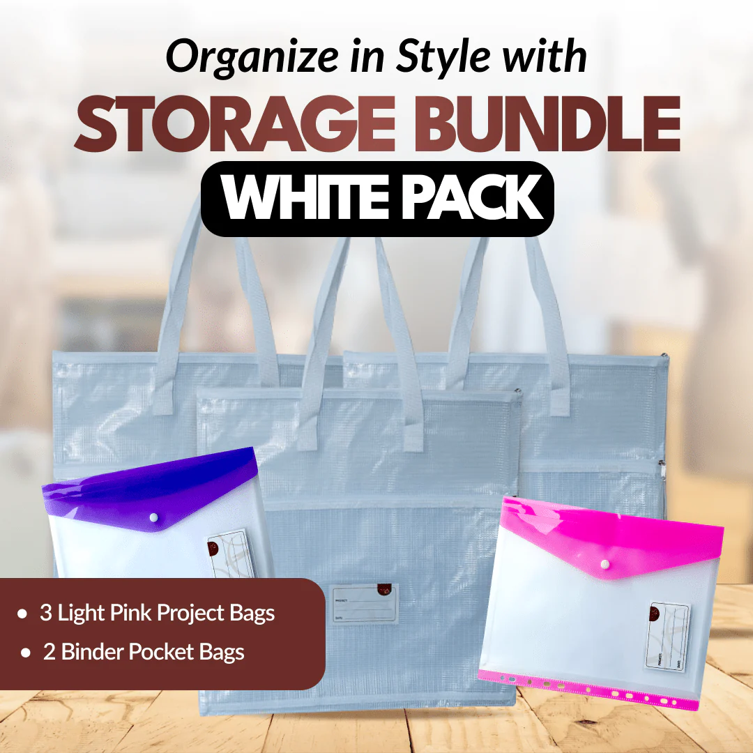 Project Storage Bundle - 5pcs - White
