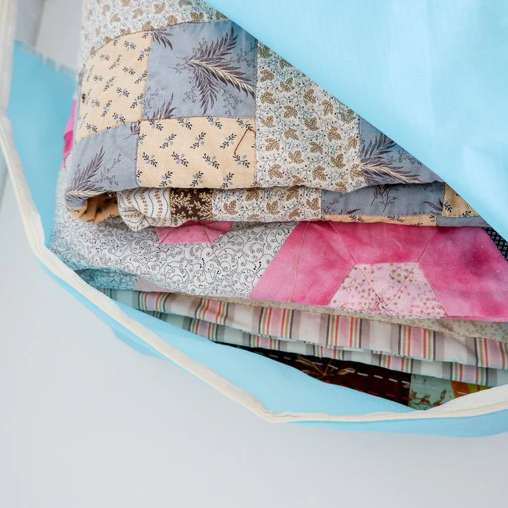 Quilt Storage Bag - Large Size - 23½”L  x 20”W x 11”H - Image 6