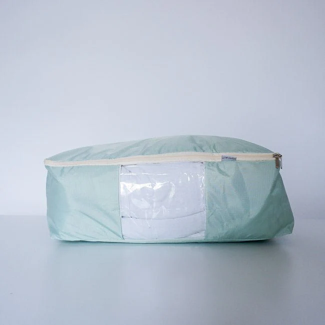 Quilt Storage Bag - Standard Size (22"L x 15"W x 8"H) - Winter Green - Image 7