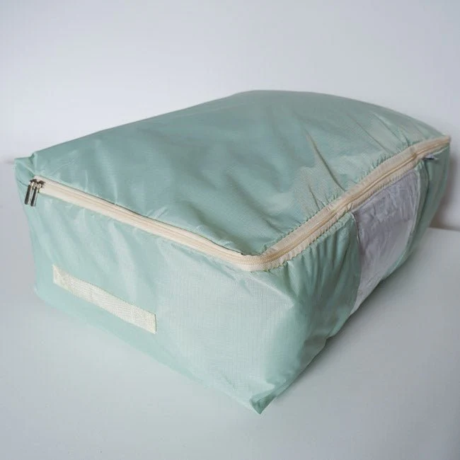 Quilt Storage Bag - Standard Size (22"L x 15"W x 8"H) - Winter Green - Image 8