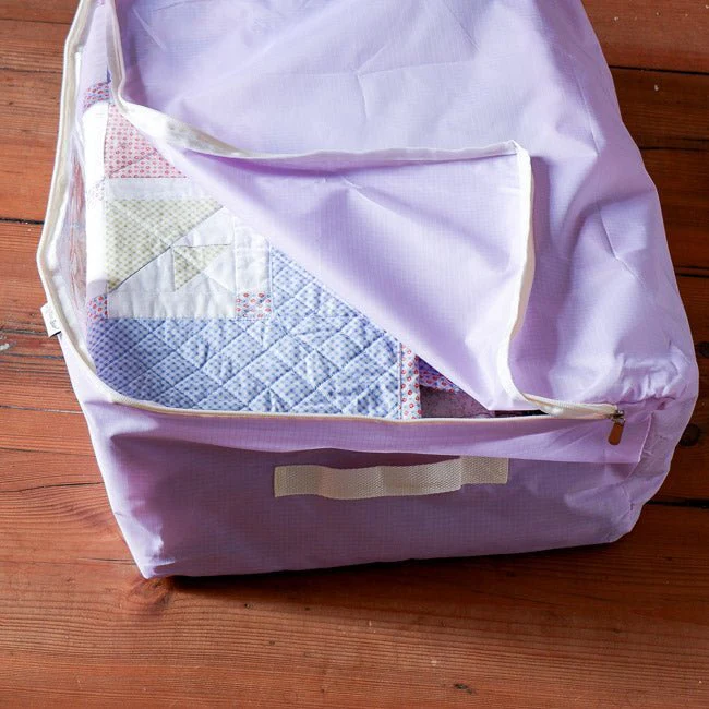 Quilt Storage Bag - Standard Size (22"L x 15"W x 8"H) - Lavender - Image 6