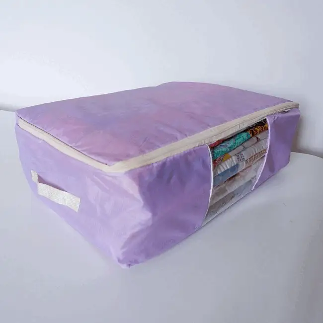 Quilt Storage Bag - Standard Size (22"L x 15"W x 8"H) - Lavender - Image 8
