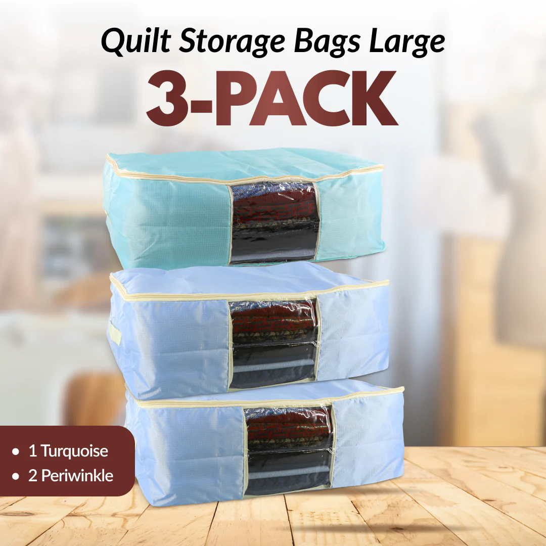 Quilt Storage Bags - 3 Pack - Large Size