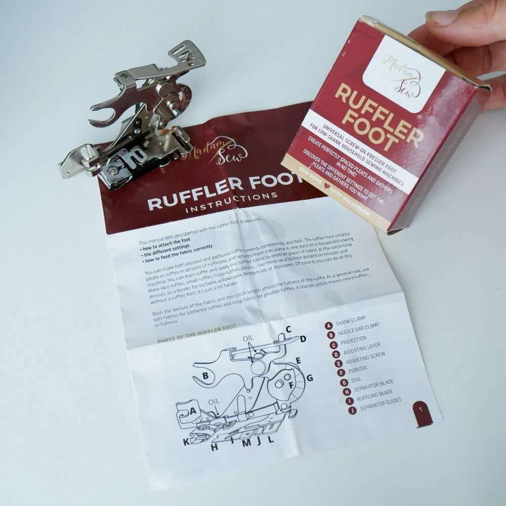 Ruffler Presser Foot - Universal Sewing Machine Attachment - Image 9