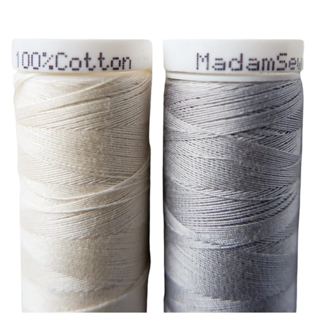 Cotton Thread- For Quilting and Sewing! - Sand & Stone Set - 8 Spools, 180 Yards Each - Image 3