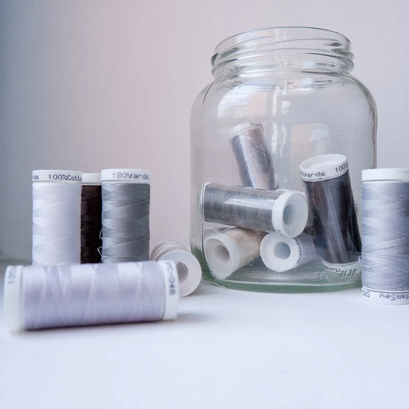 Cotton Thread- For Quilting and Sewing! - Sand & Stone Set - 8 Spools, 180 Yards Each - Image 4