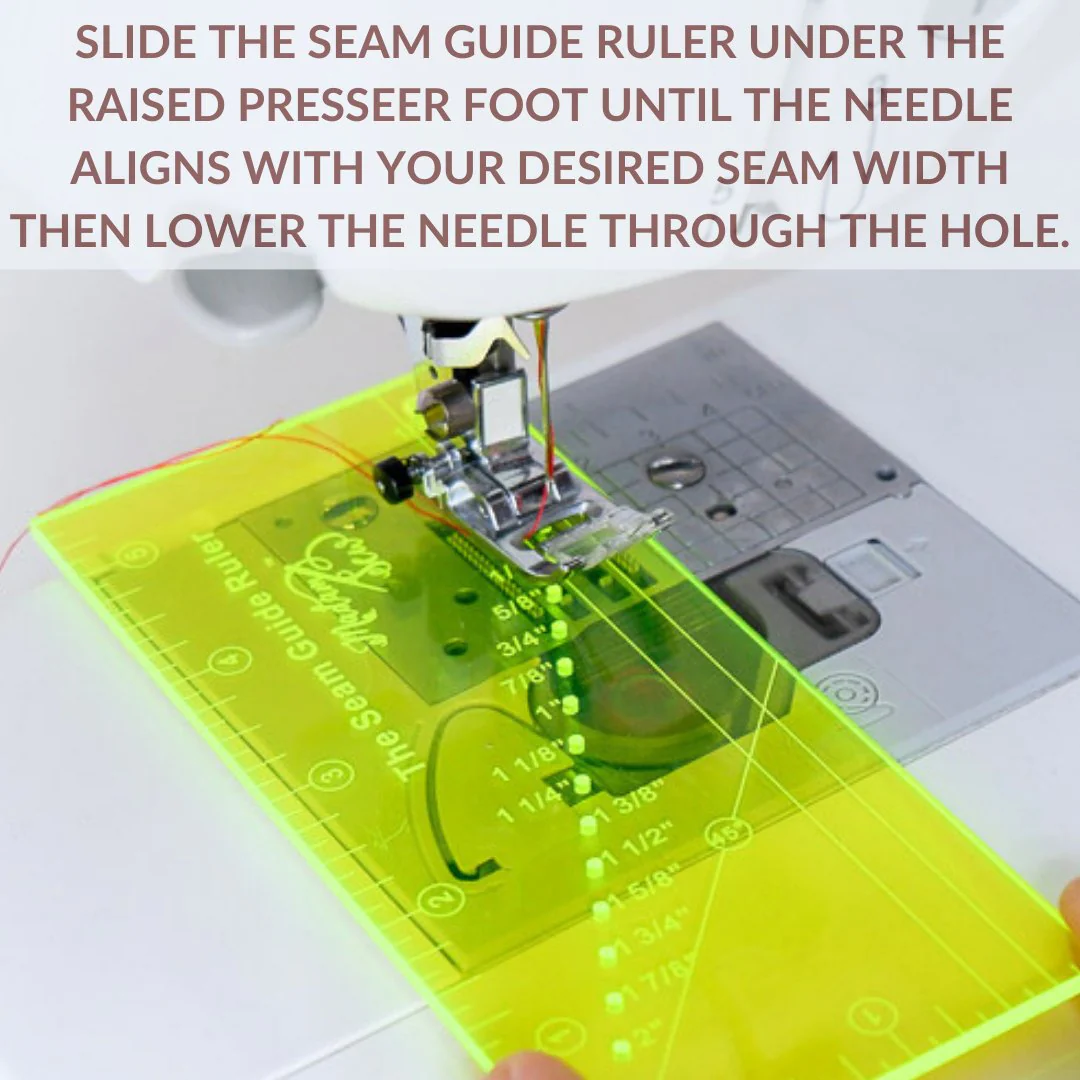 Seam Guide Ruler + FREE Magnetic Seam Guide - Image 3