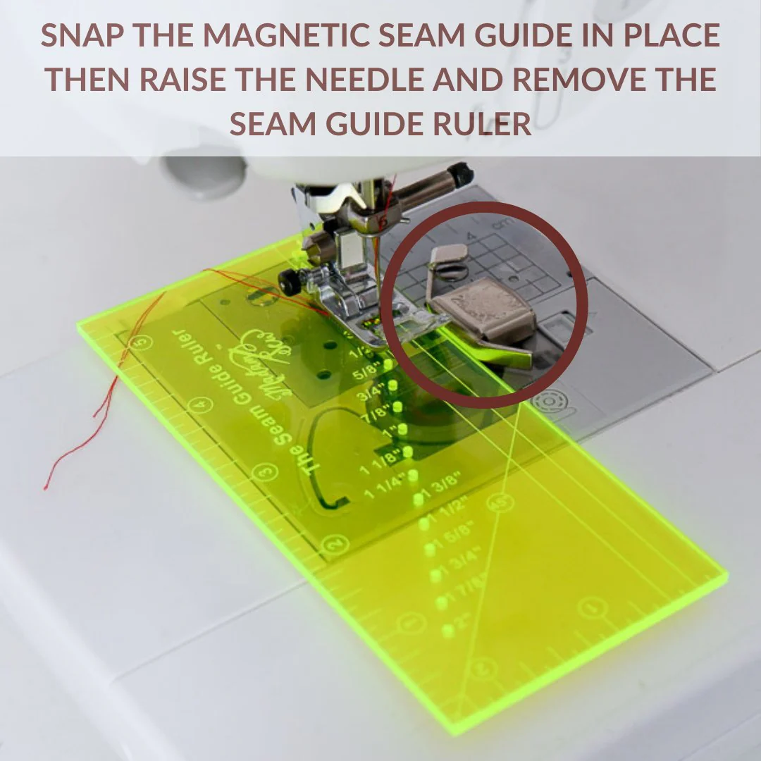 Seam Guide Ruler + FREE Magnetic Seam Guide - Image 4