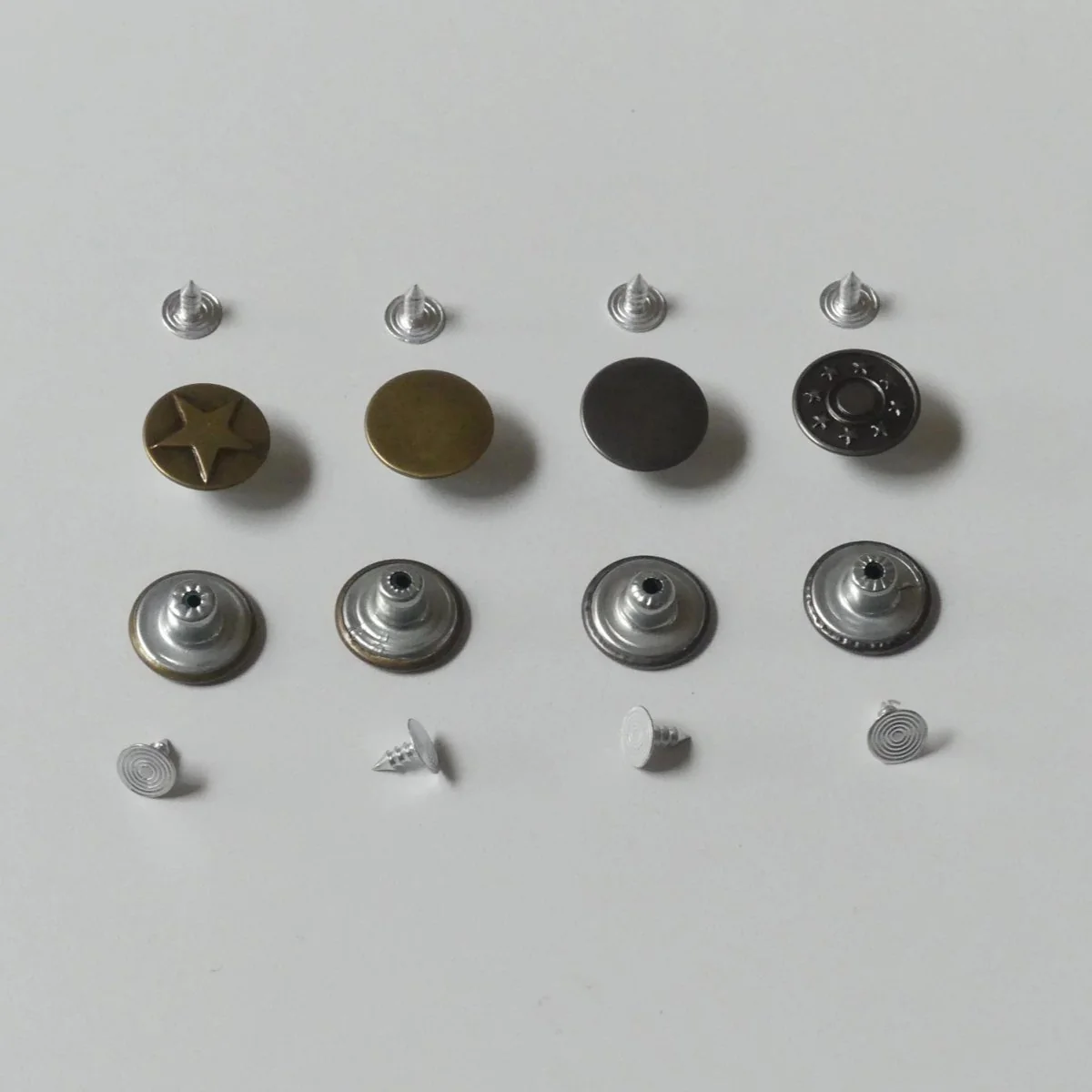 Metal Snap Buttons & Jeans Buttons - 100 buttons! - Image 5