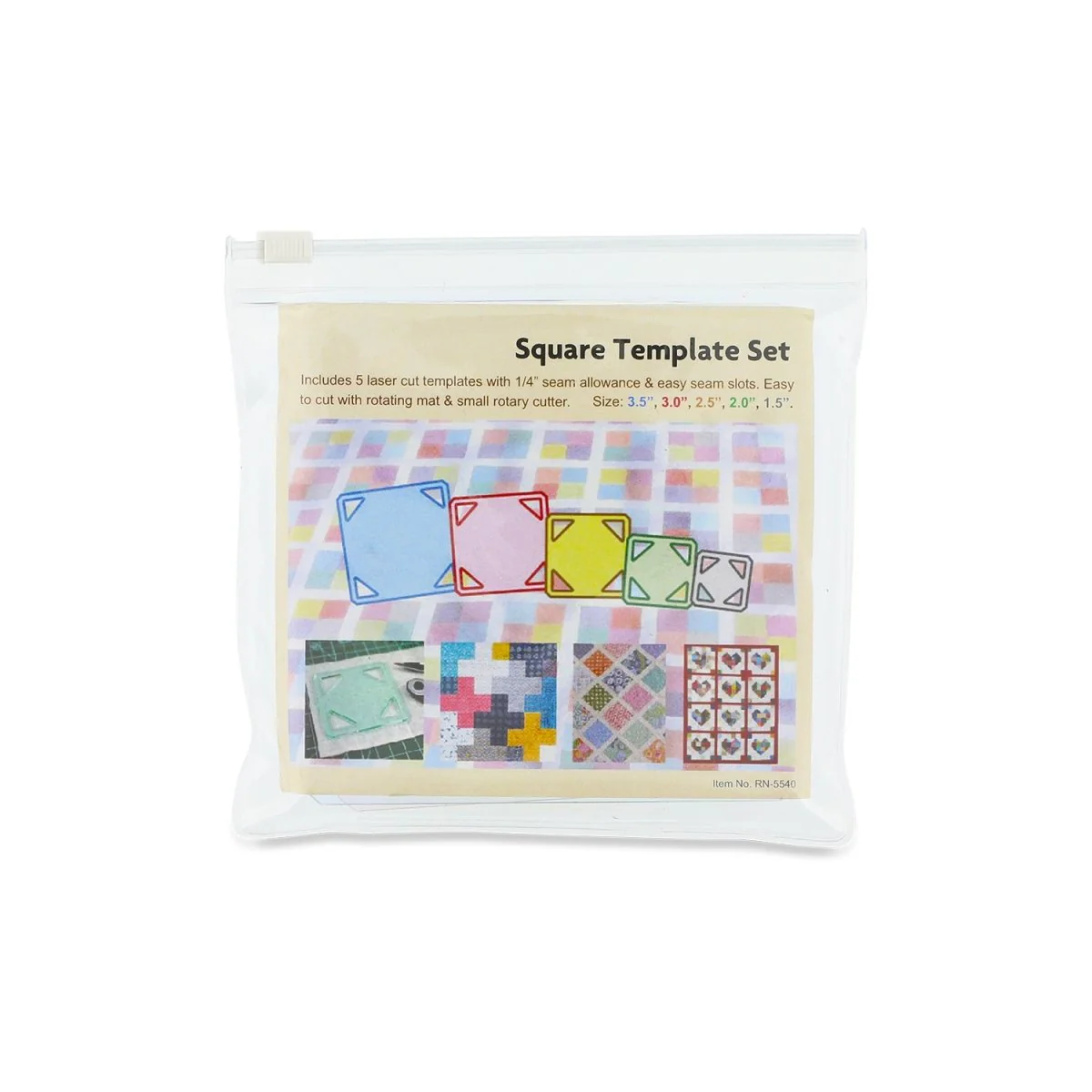 Square Patchwork Template Sets - Two Set Choices Available - Image 4