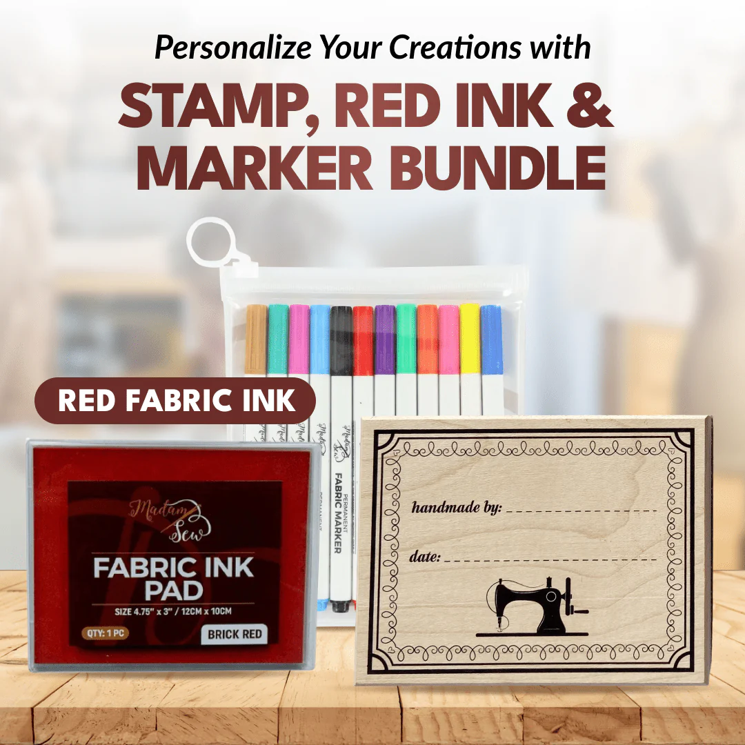 Stamp, Ink & Marker Bundle - Red