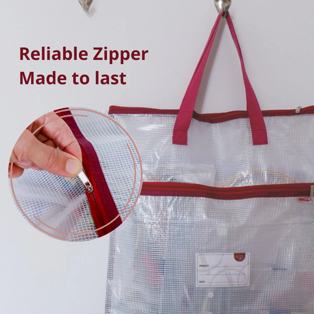 Project Bag - Store Everything for Your Project in One Place - Four colors to choose from! - Image 11