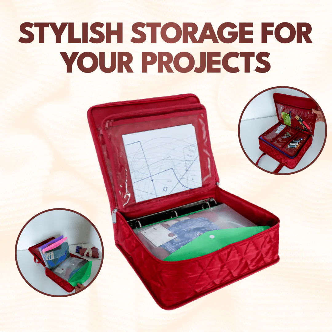 The Carry-All Sewing Organizer - Multi-pocket Binder Bag - Image 4