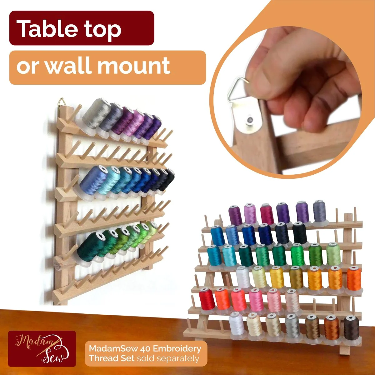 THREAD RACK for 60 SPOOLS - Image 3