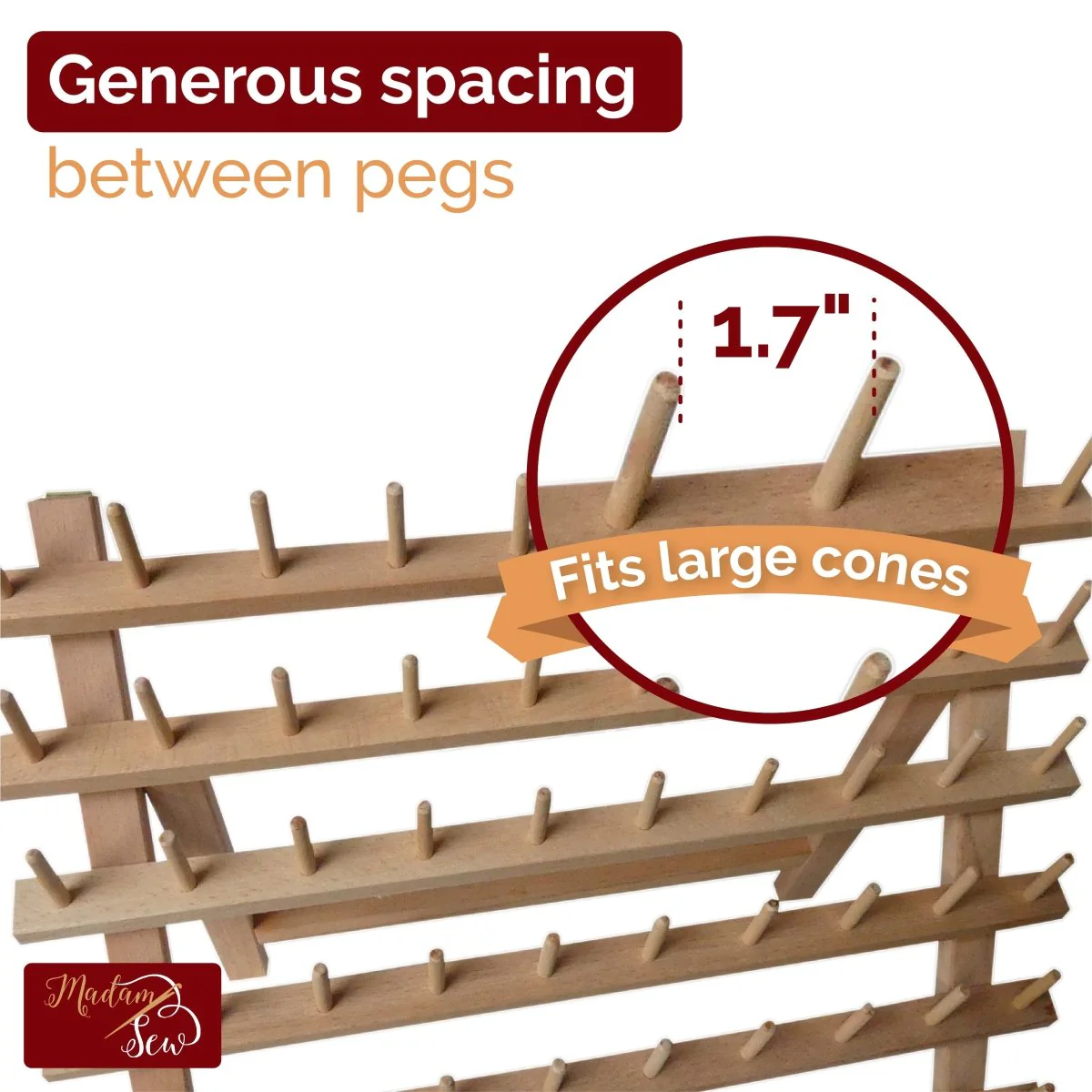 THREAD RACK for 60 SPOOLS - Image 5
