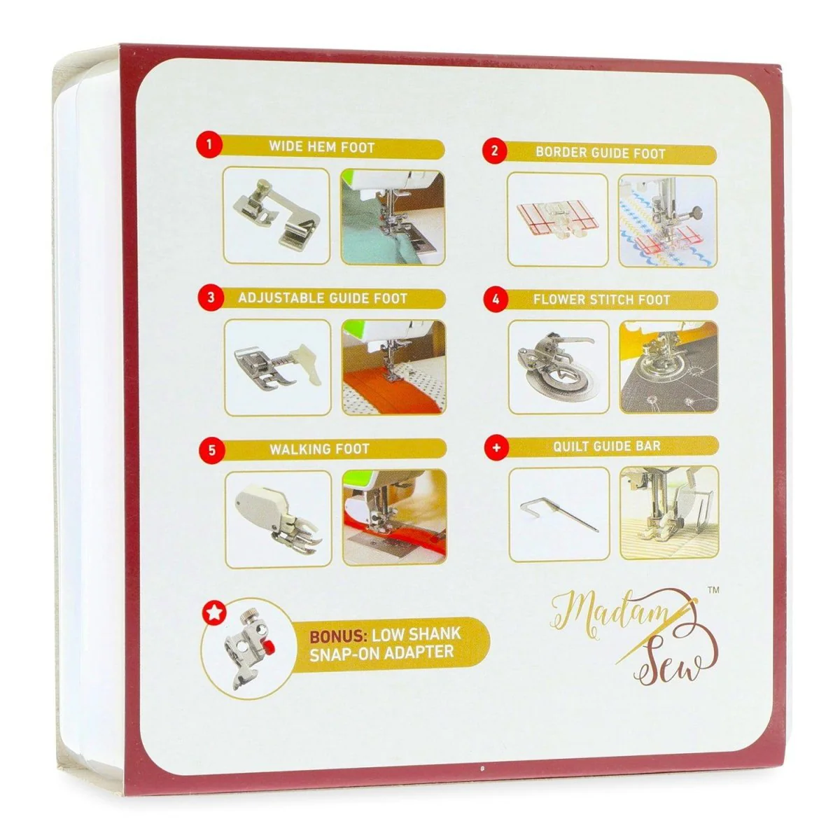 The Big Five Ultimate Presser Foot Set - Specialty Feet - Image 5