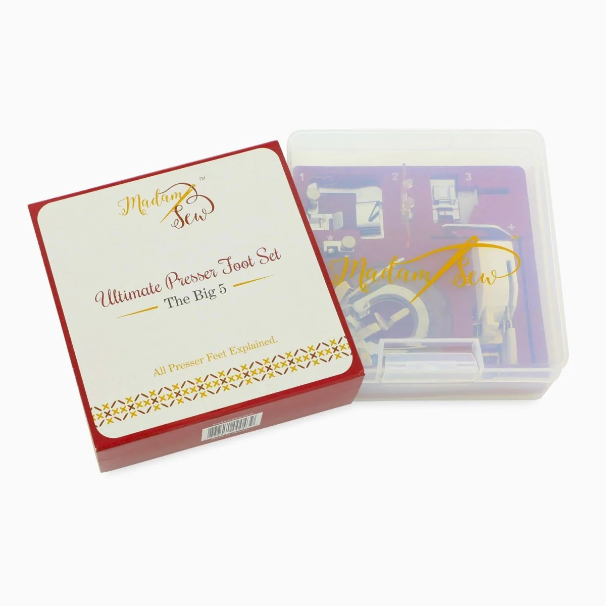 The Big Five Ultimate Presser Foot Set - Specialty Feet - Image 7