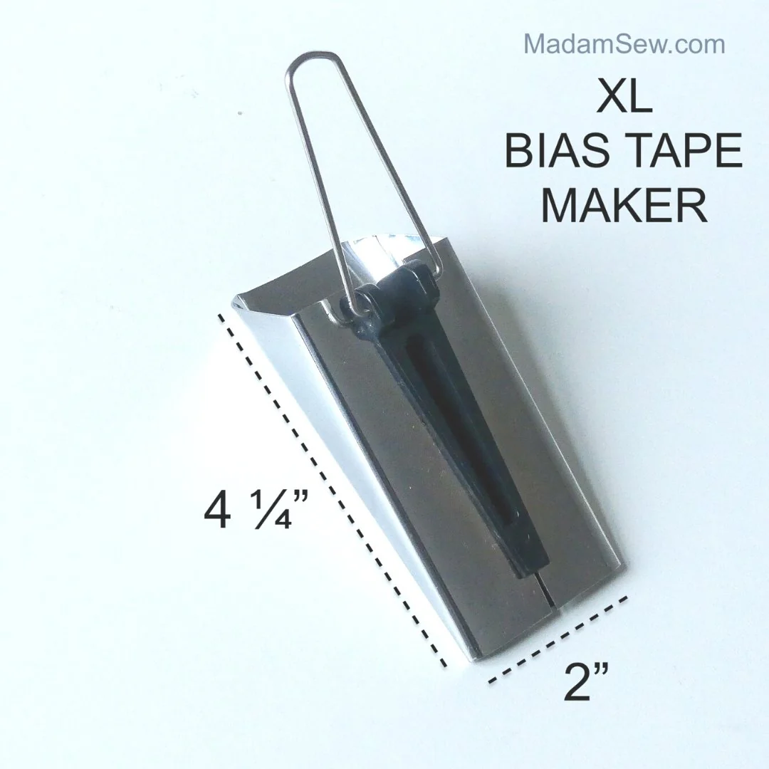 XL Bias Tape Maker - Use for 1” Double Folded Quilt Binding - Image 5